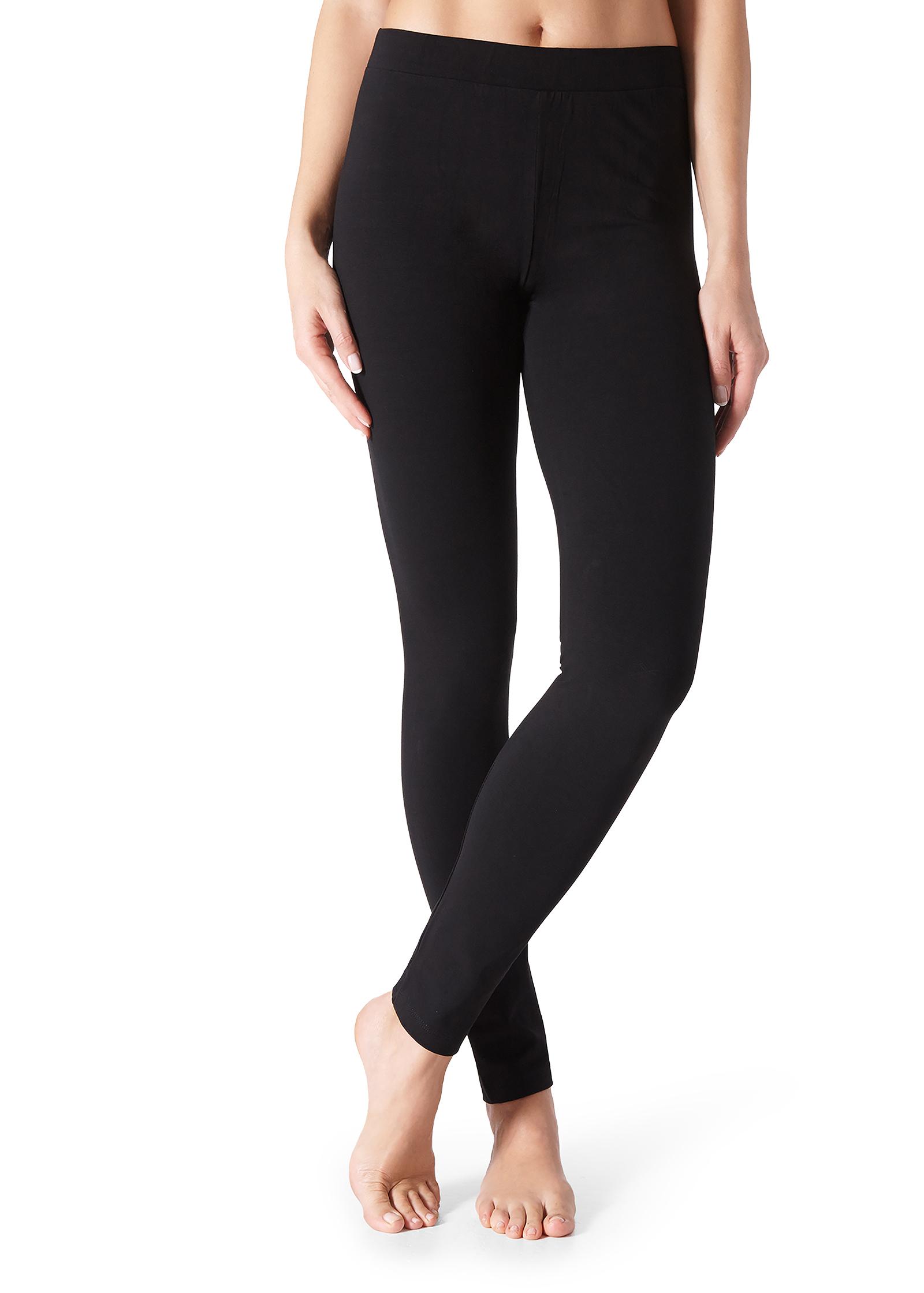 legging tecido algodão - preto