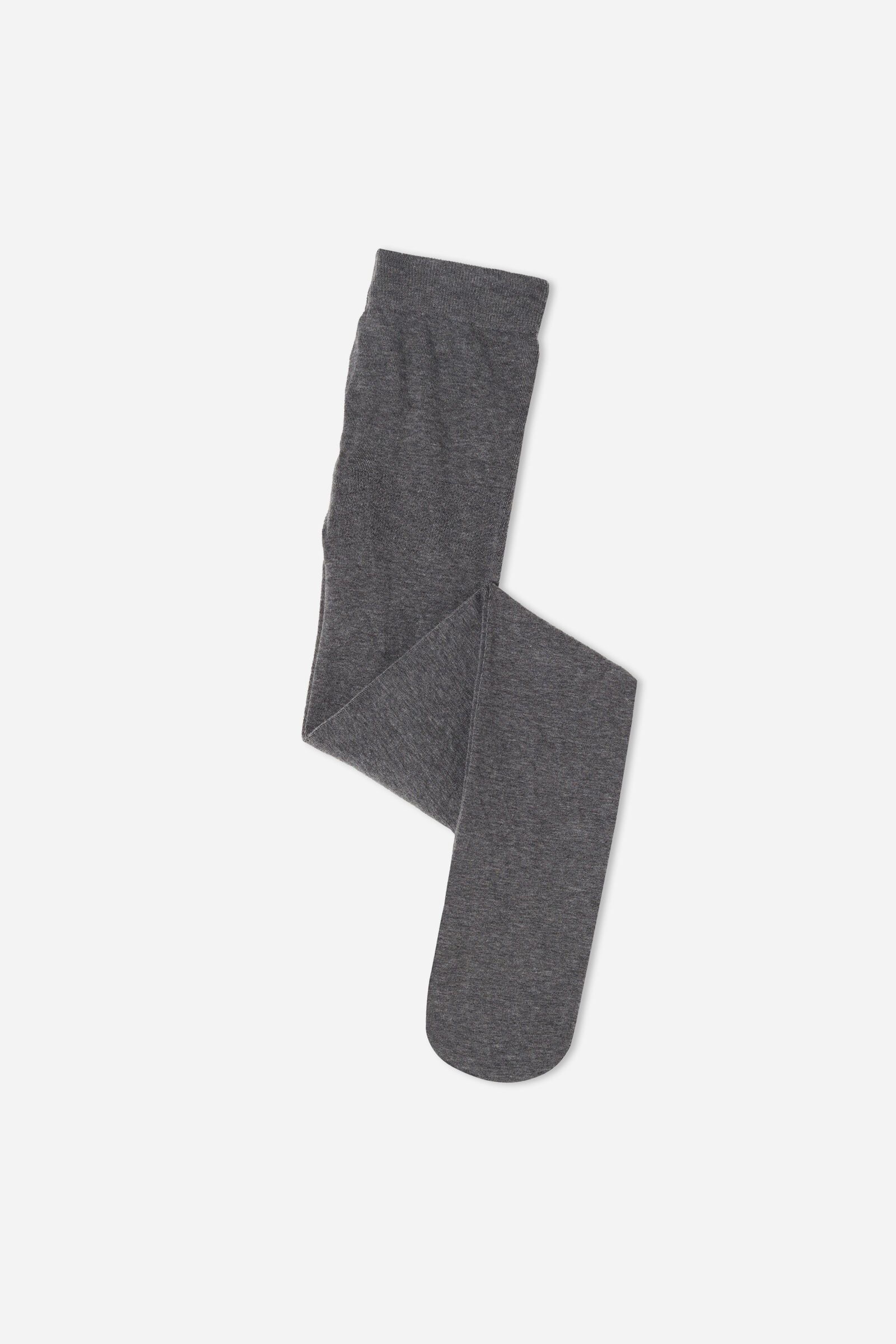 meia-calça em algodão eco infantil - cinza