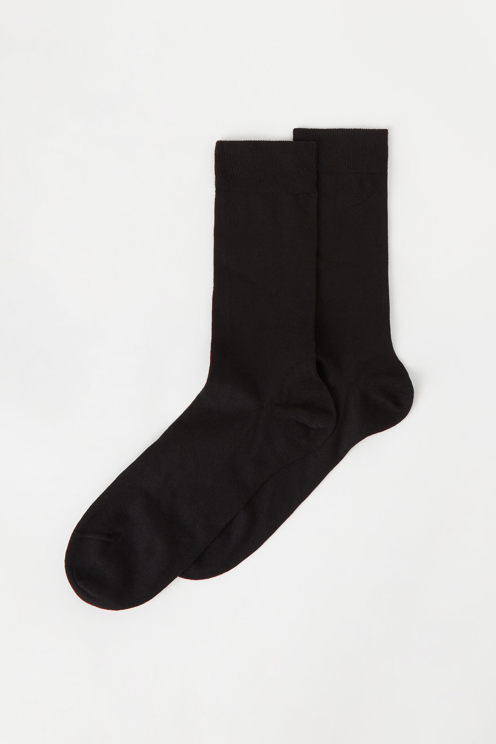 meia curta em algodão quente masculina - preto