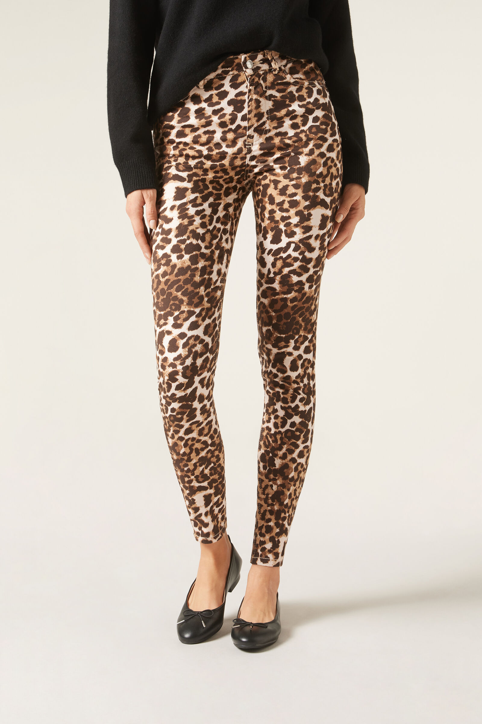 jeans push-up skinny de cintura alta - marrom