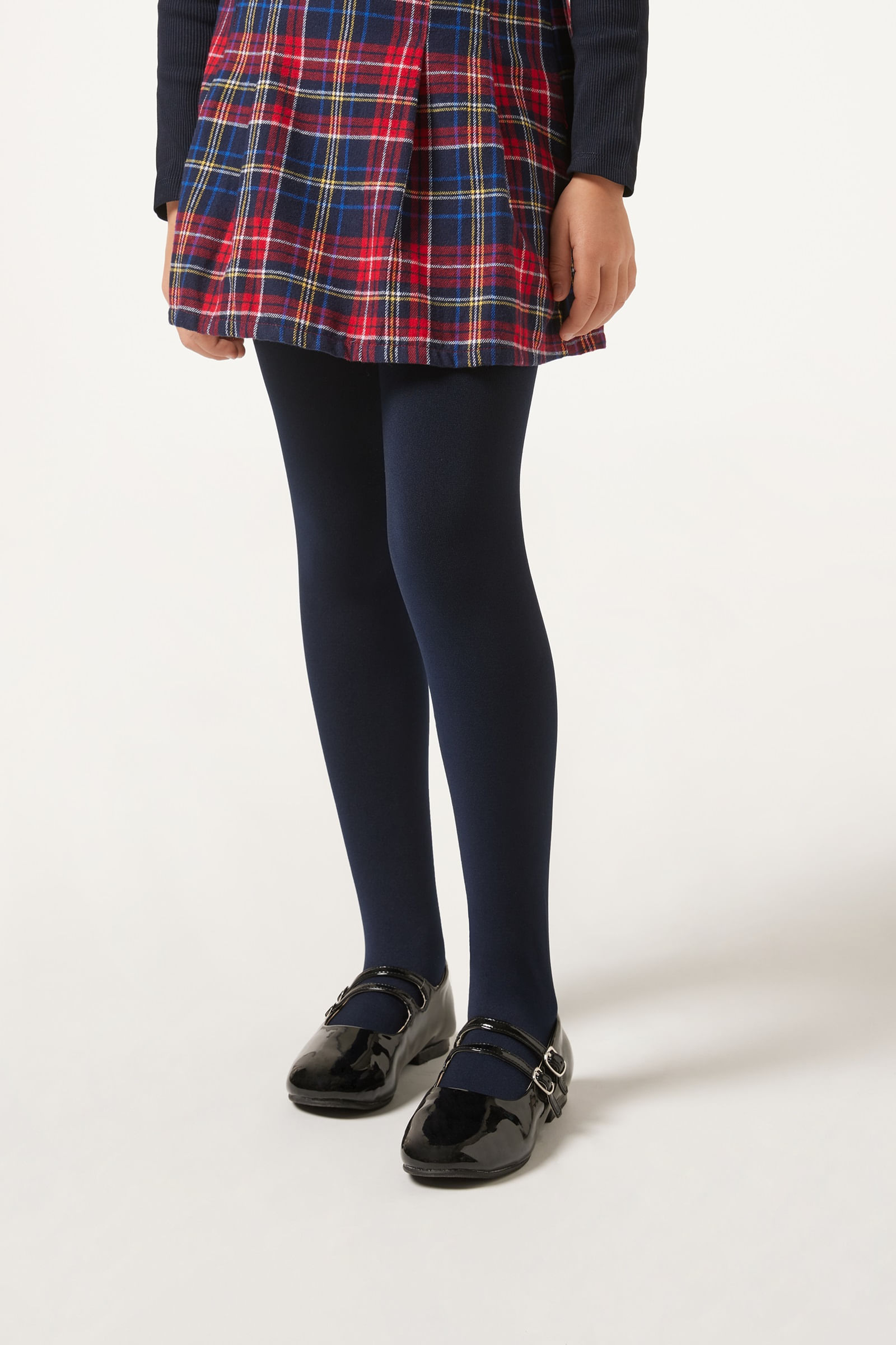 meia calça térmica infantil - azul