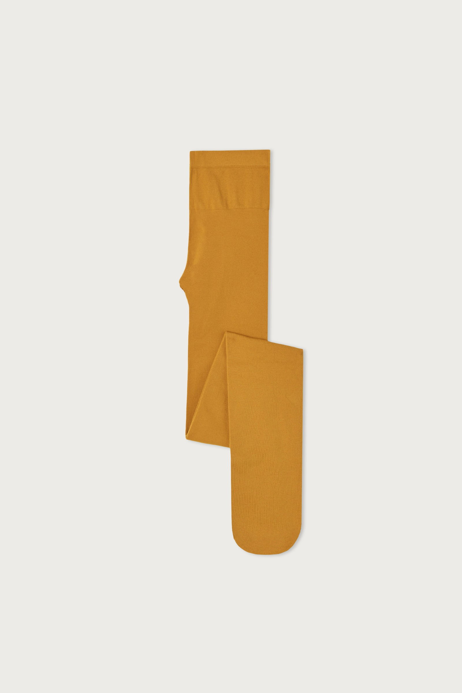 meia-calça soft touch infantil fio 50 - amarelo
