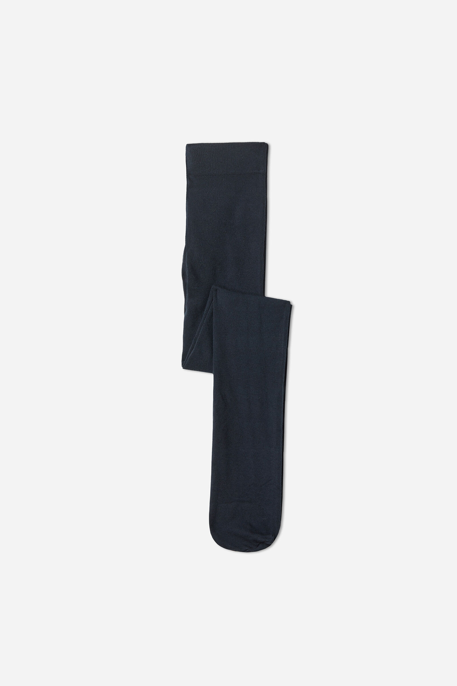 meia-calça ultra opaca com cashmere infantil - azul