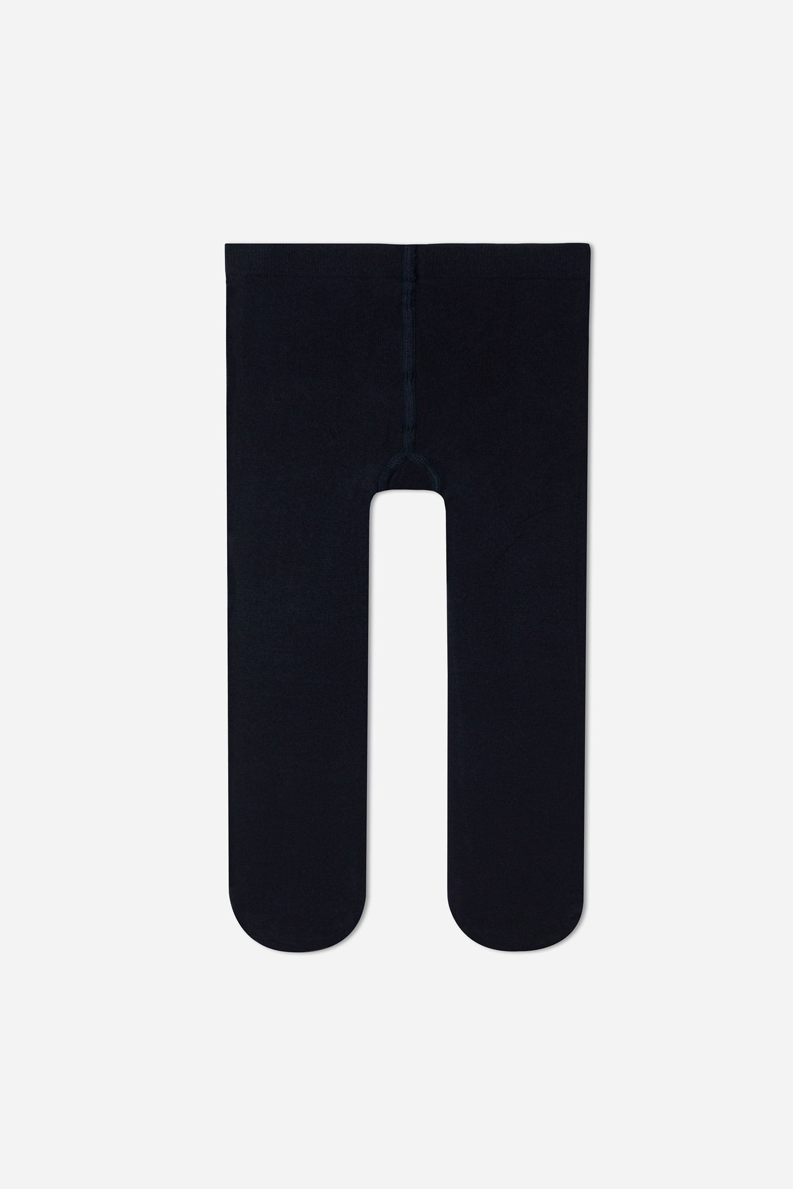 meia-calça em algodão ultra opaca infantil - azul