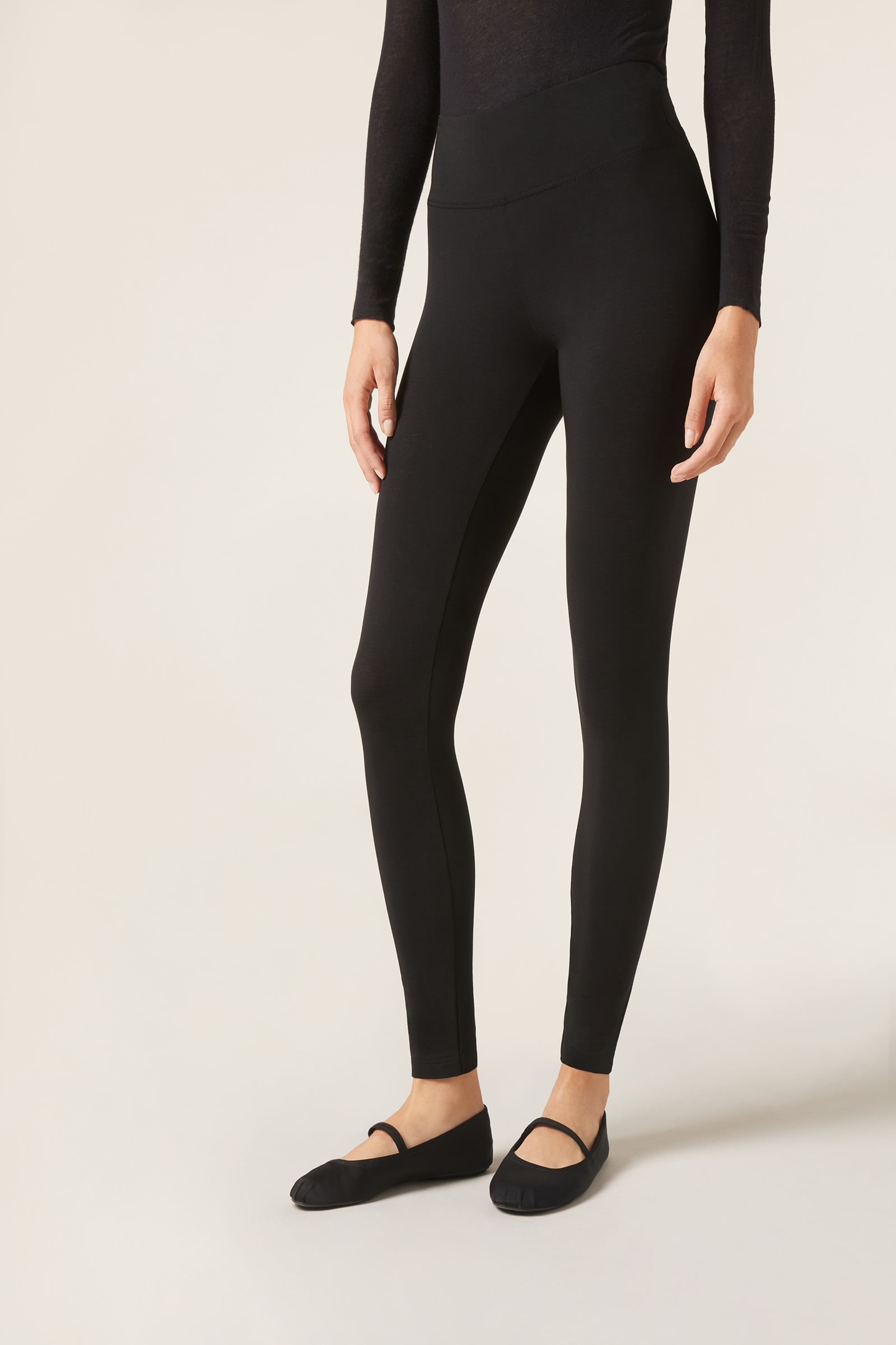 legging em algodão supima - preto