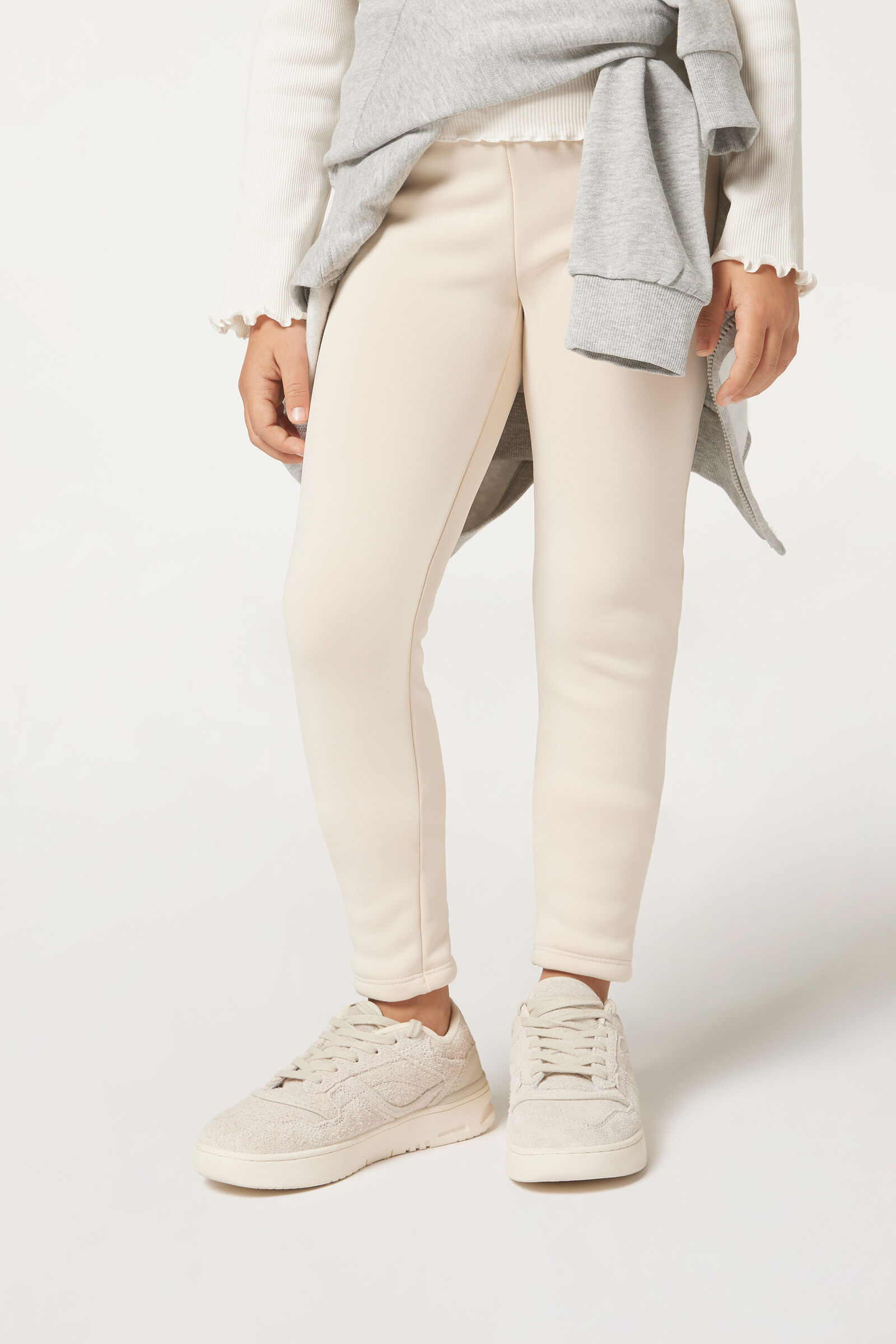 legging térmica infantil - off-white
