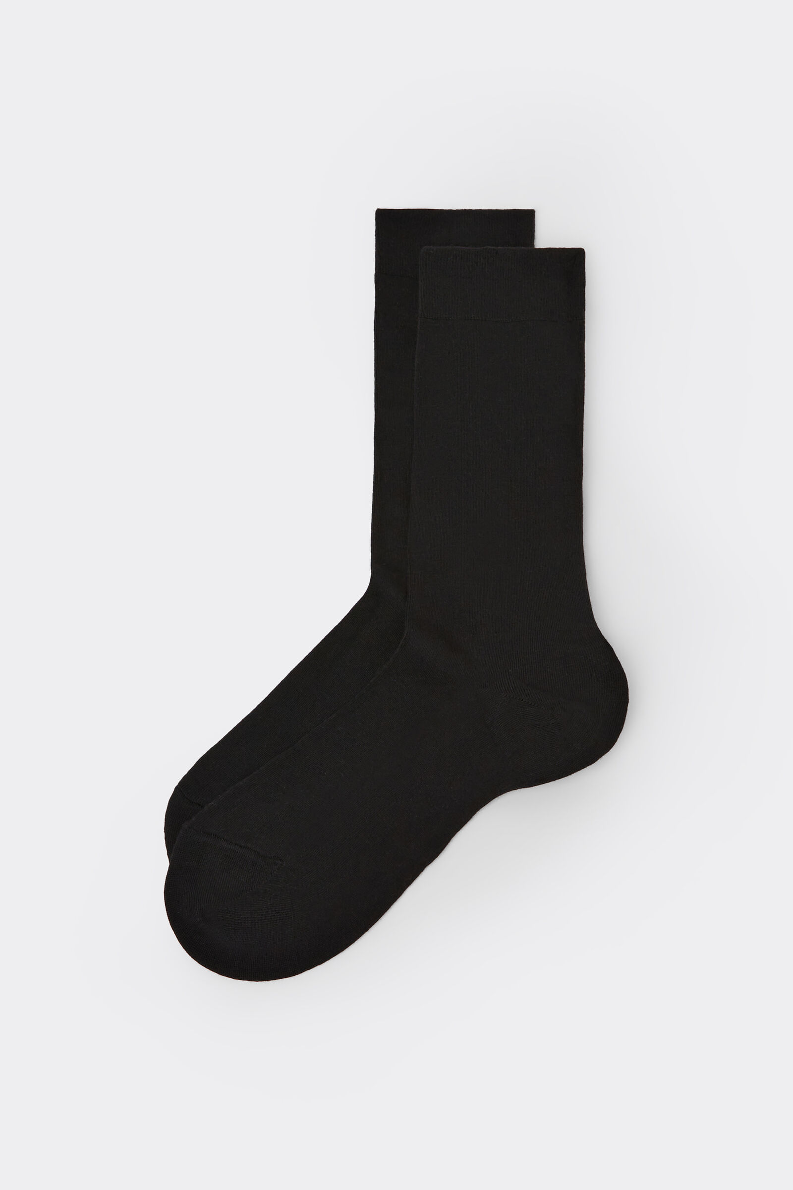 meia curta com cashmere masculina - preto