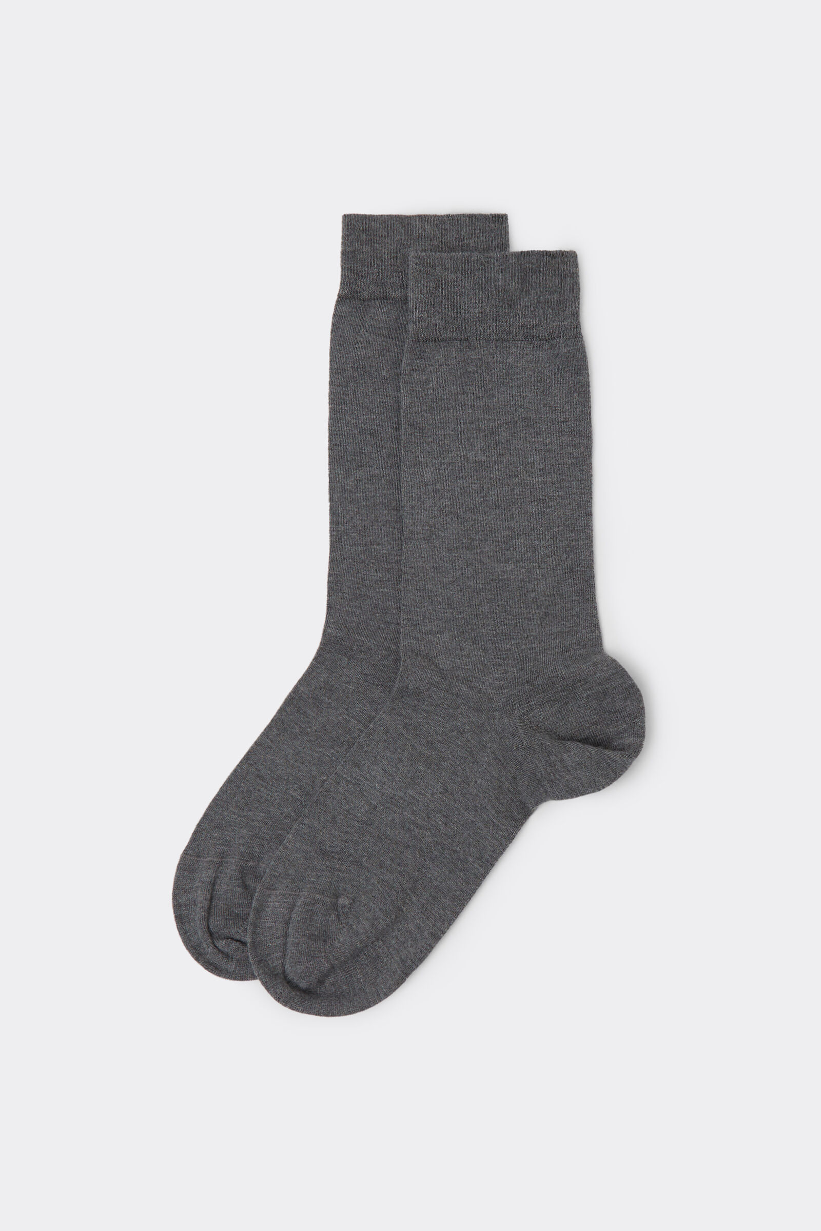 meia curta com cashmere masculina - cinza