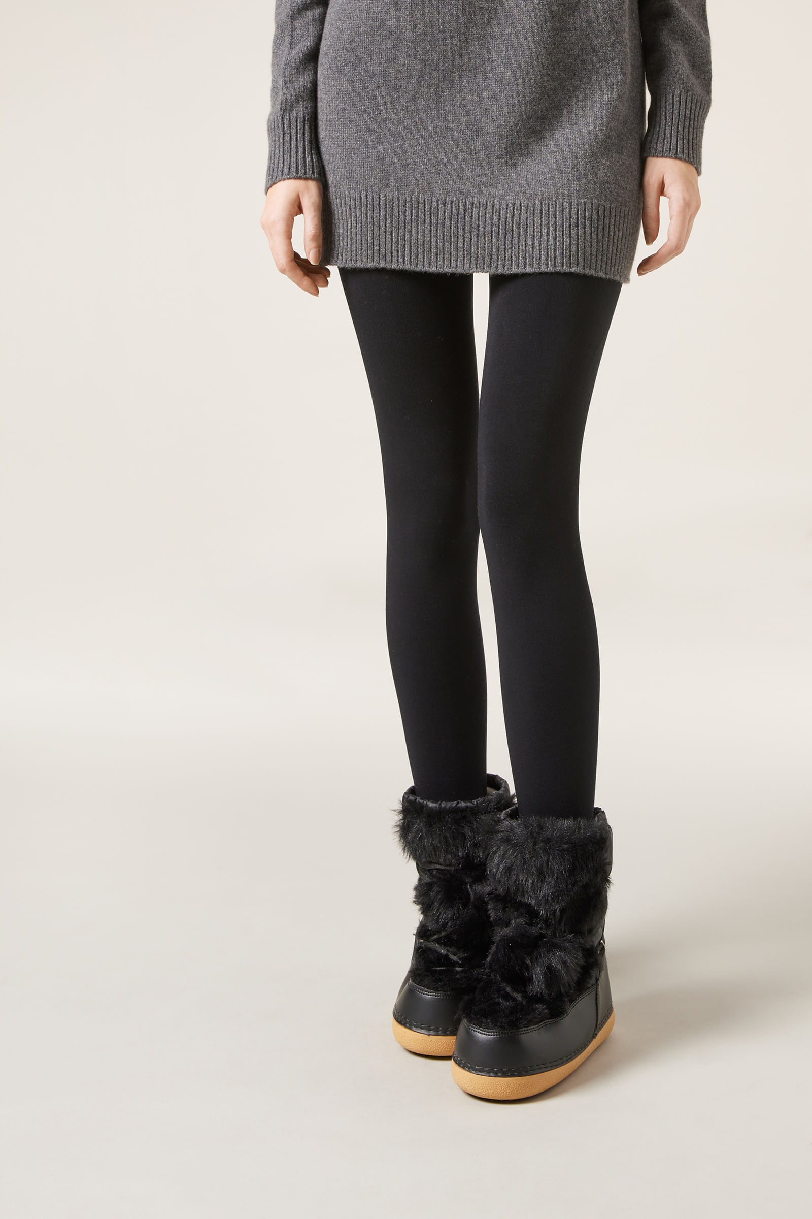 meia-calça opoca ultra thermal - preto